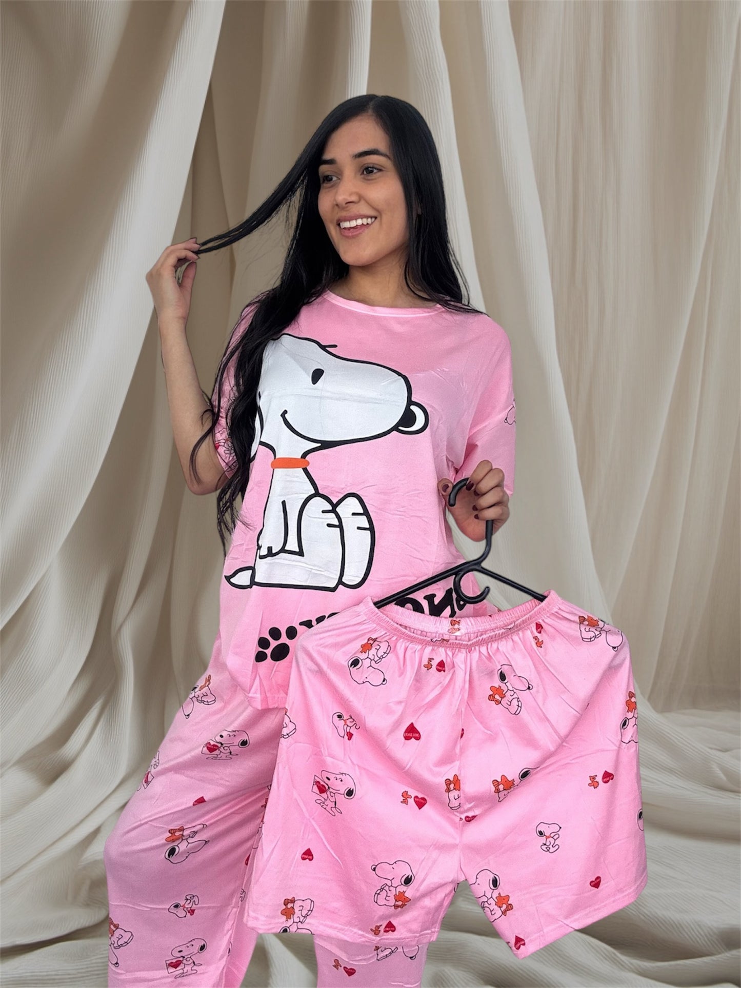 COMBO 3 PIJAMAS DE 3 PIEZAS TALLA UNICA (S,M) $99.000 + ENVÍO GRATIS