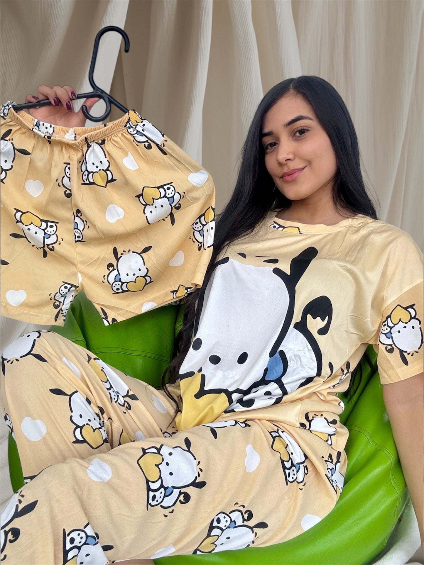 COMBO 3 PIJAMAS DE 3 PIEZAS TALLA UNICA (S,M) $99.000 + ENVÍO GRATIS