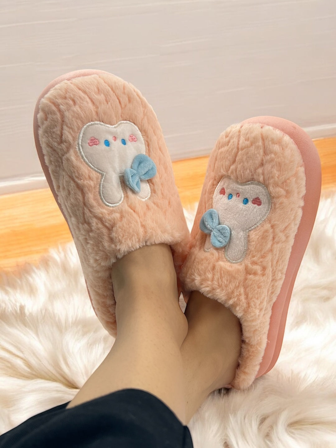 PANTUFLAS BABUCHAS DISEÑOS CONEJOS Y VACA (Talla 34 a 39)