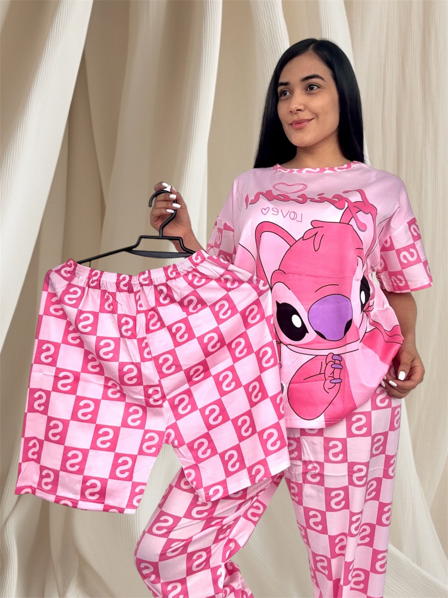 COMBO 3 PIJAMAS DE 3 PIEZAS TALLA UNICA (S,M) $99.000 + ENVÍO GRATIS