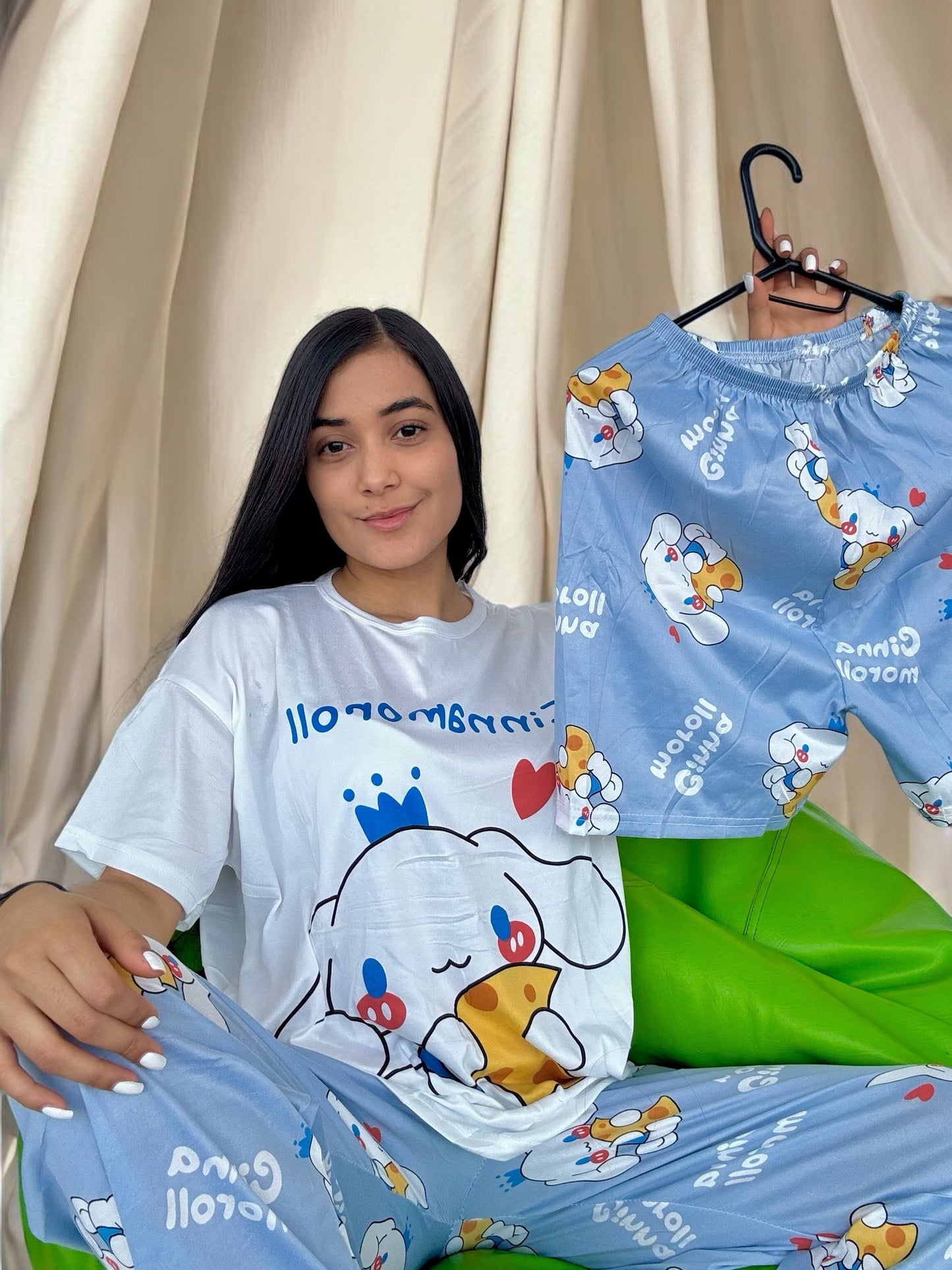COMBO 3 PIJAMAS DE 3 PIEZAS TALLA UNICA (S,M) $99.000 + ENVÍO GRATIS