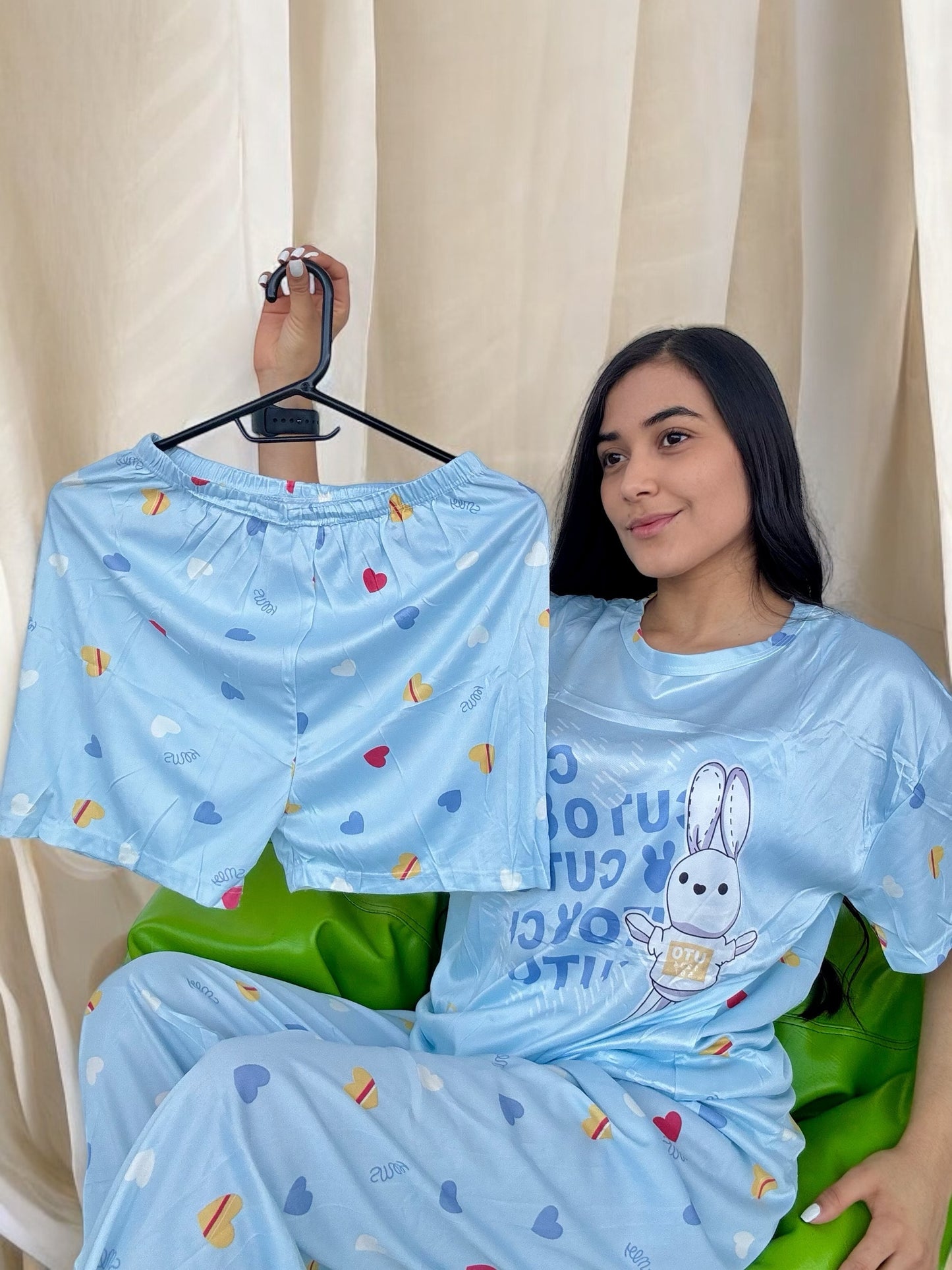 COMBO 3 PIJAMAS DE 3 PIEZAS TALLA UNICA (S,M) $99.000 + ENVÍO GRATIS