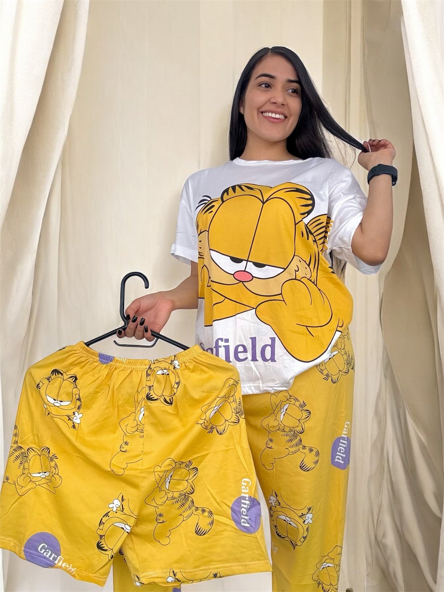 COMBO 3 PIJAMAS DE 3 PIEZAS TALLA UNICA (S,M) $99.000 + ENVÍO GRATIS