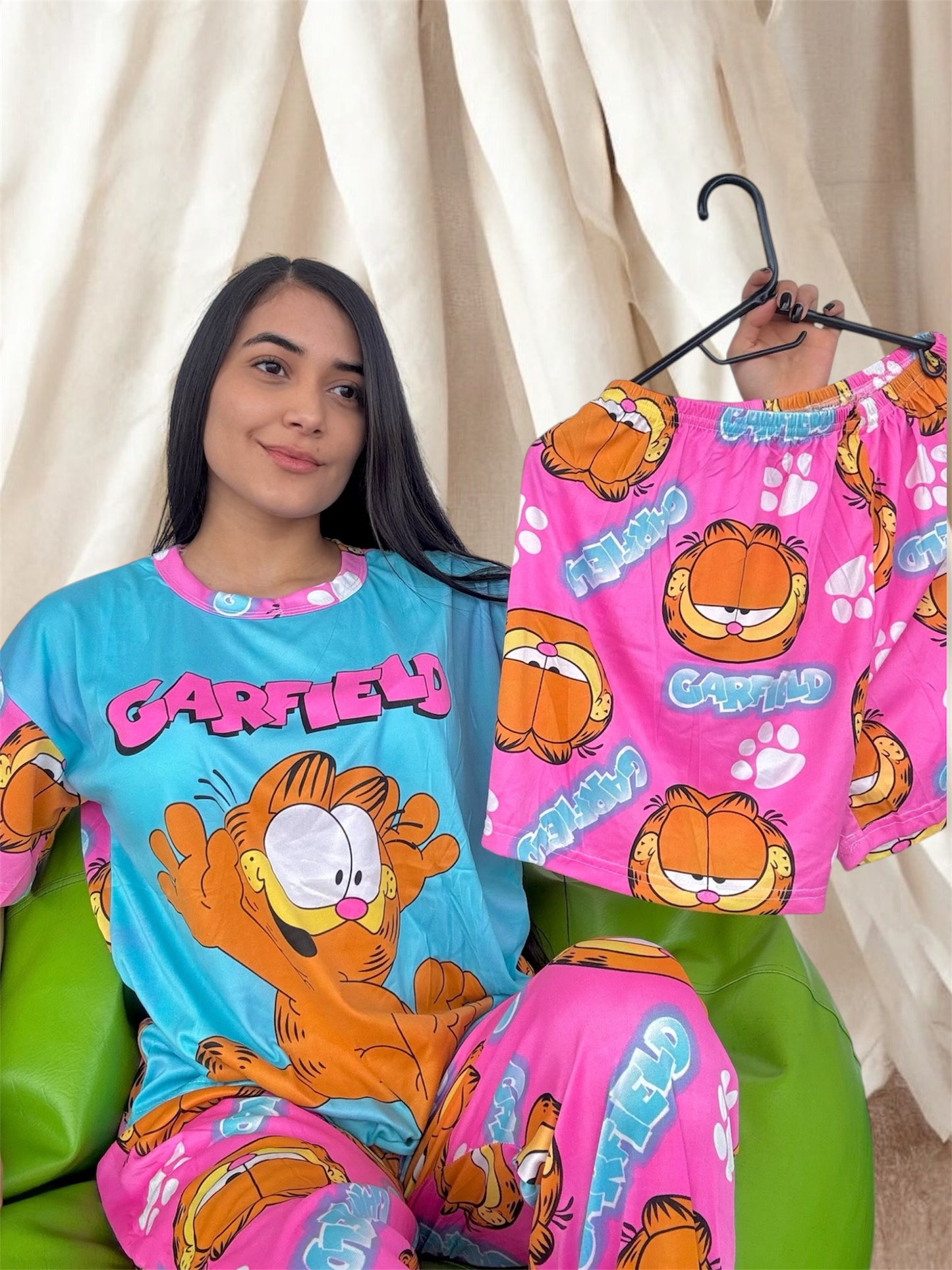 COMBO 3 PIJAMAS DE 3 PIEZAS TALLA UNICA (S,M) $99.000 + ENVÍO GRATIS