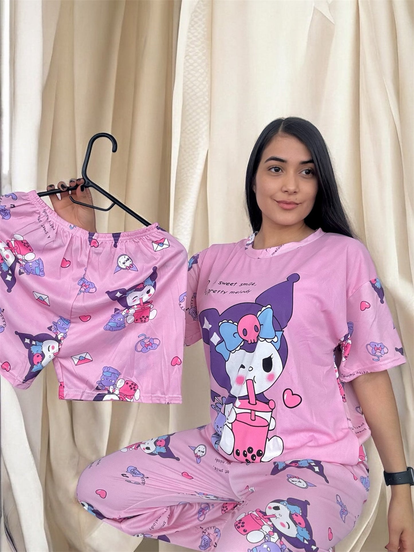 COMBO 3 PIJAMAS DE 3 PIEZAS TALLA UNICA (S,M) $99.000 + ENVÍO GRATIS