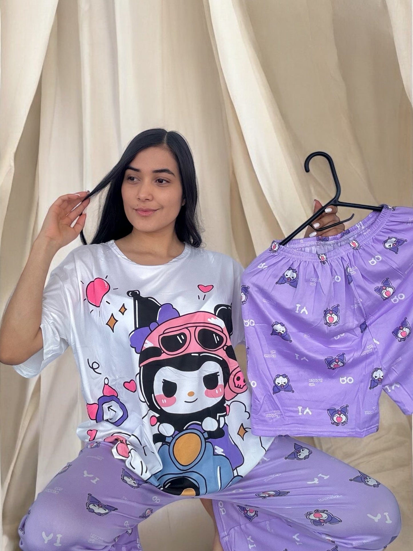 COMBO 3 PIJAMAS DE 3 PIEZAS TALLA UNICA (S,M) $99.000 + ENVÍO GRATIS