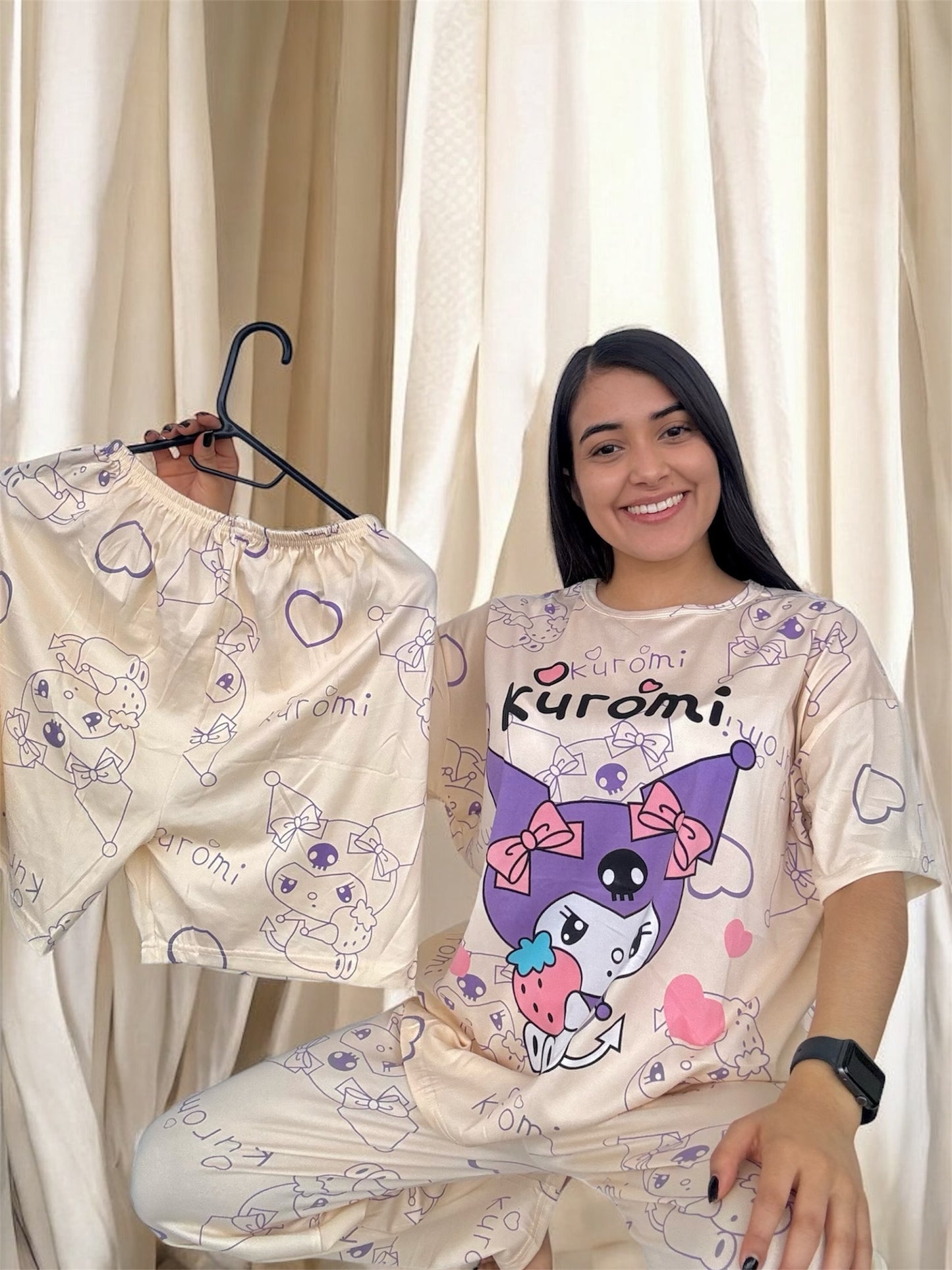 COMBO 3 PIJAMAS DE 3 PIEZAS TALLA UNICA (S,M) $99.000 + ENVÍO GRATIS