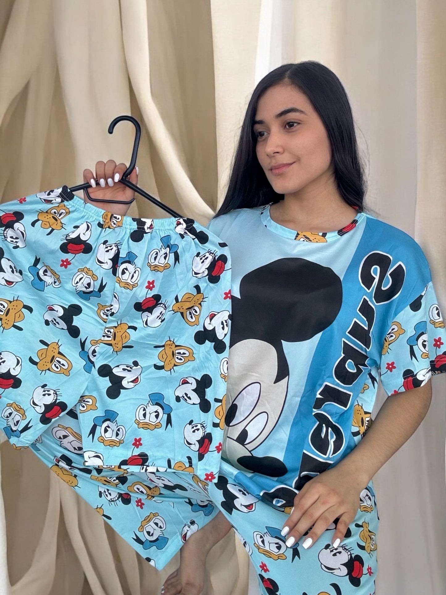 COMBO 3 PIJAMAS DE 3 PIEZAS TALLA UNICA (S,M) $99.000 + ENVÍO GRATIS