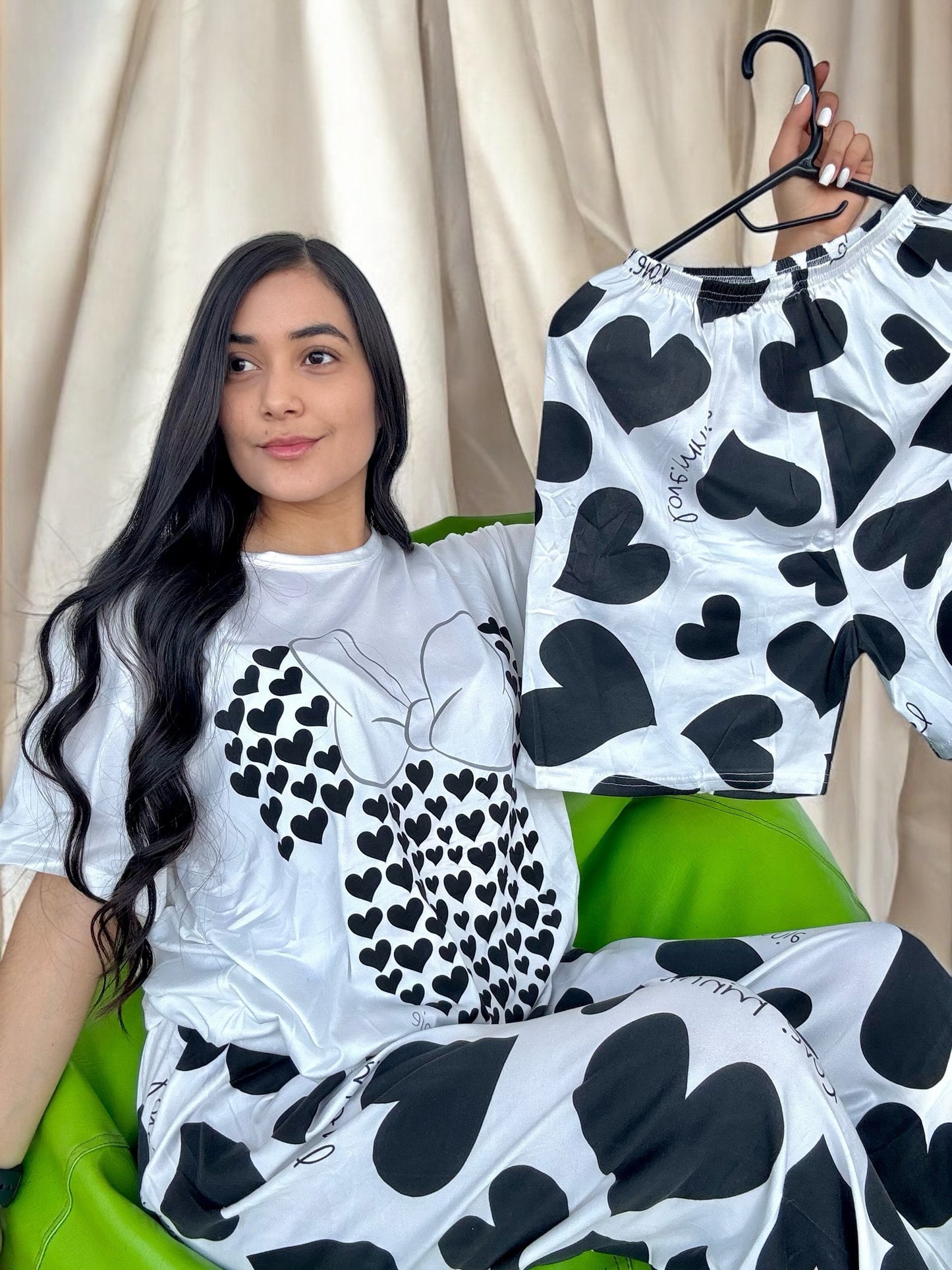 COMBO 3 PIJAMAS DE 3 PIEZAS TALLA UNICA (S,M) $99.000 + ENVÍO GRATIS