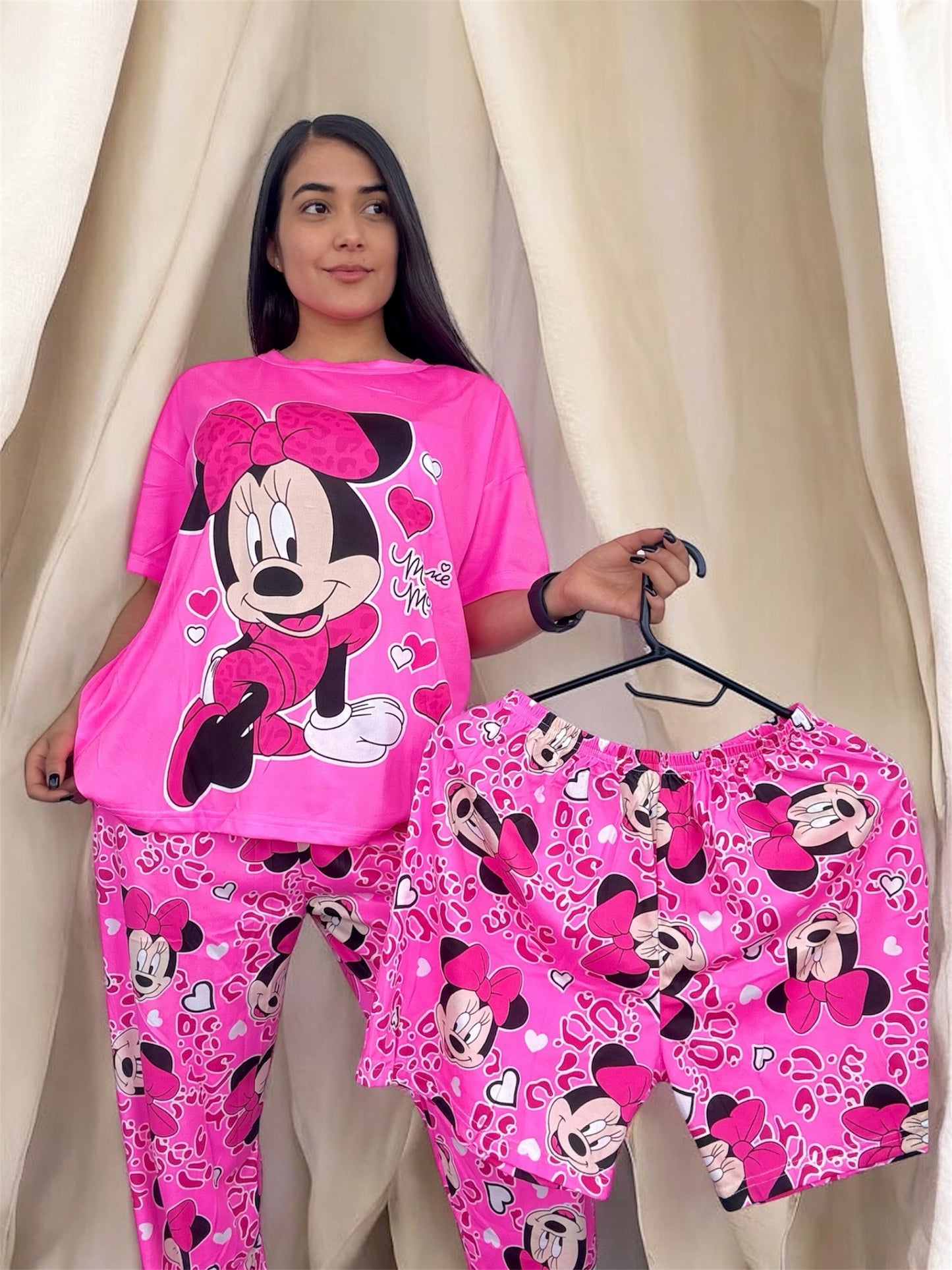 COMBO 3 PIJAMAS DE 3 PIEZAS TALLA UNICA (S,M) $99.000 + ENVÍO GRATIS
