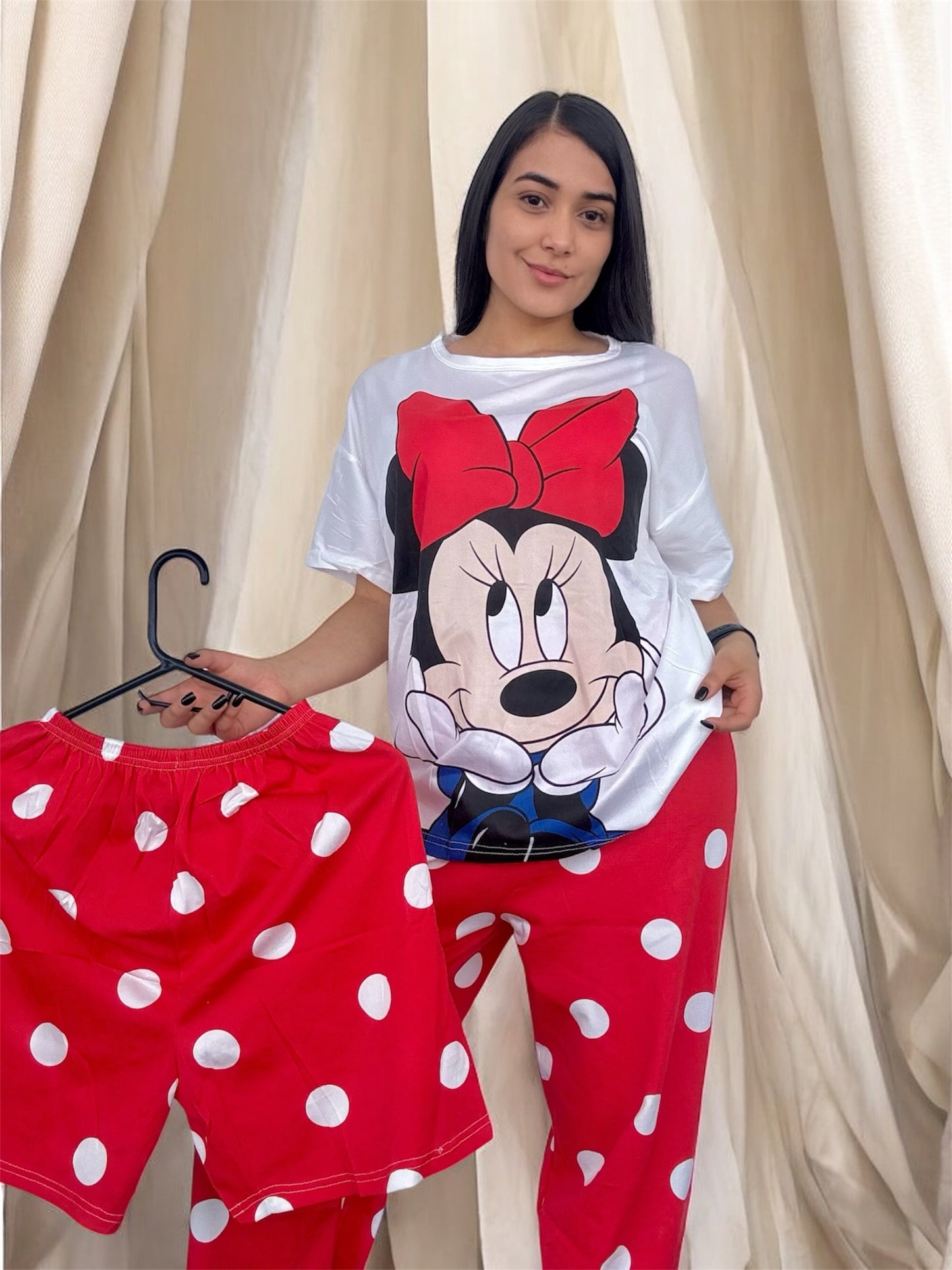 COMBO 3 PIJAMAS DE 3 PIEZAS TALLA UNICA (S,M) $99.000 + ENVÍO GRATIS