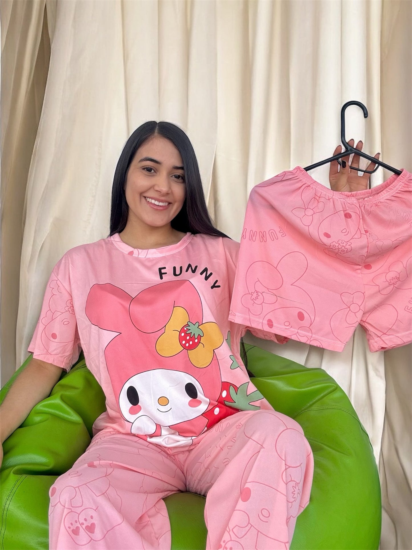 COMBO 3 PIJAMAS DE 3 PIEZAS TALLA UNICA (S,M) $99.000 + ENVÍO GRATIS