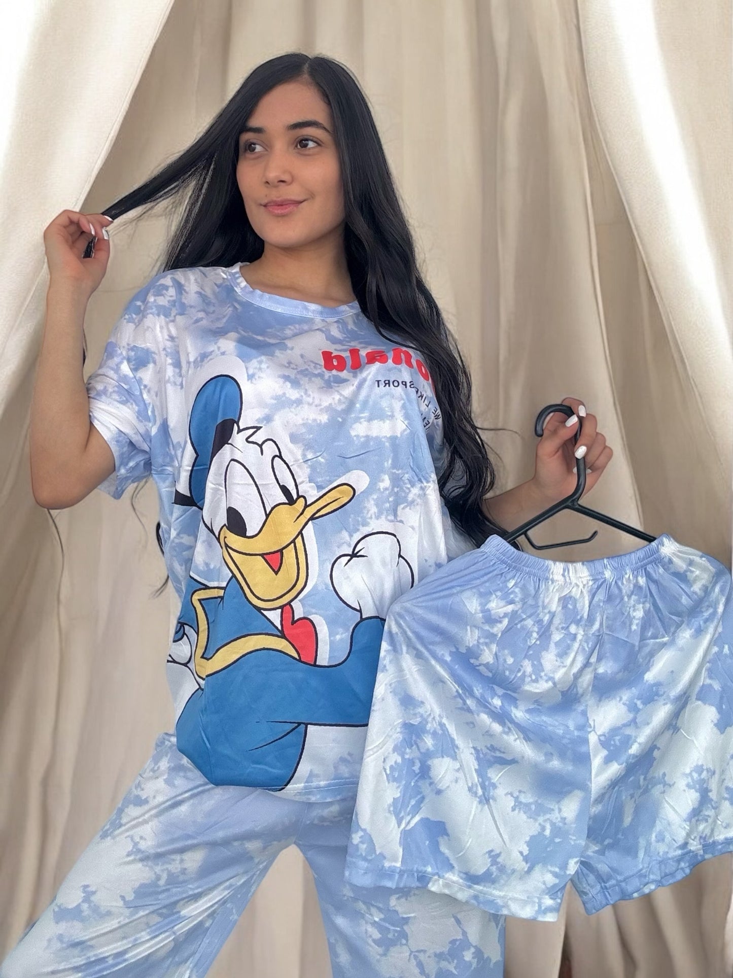 COMBO 3 PIJAMAS DE 3 PIEZAS TALLA UNICA (S,M) $99.000 + ENVÍO GRATIS