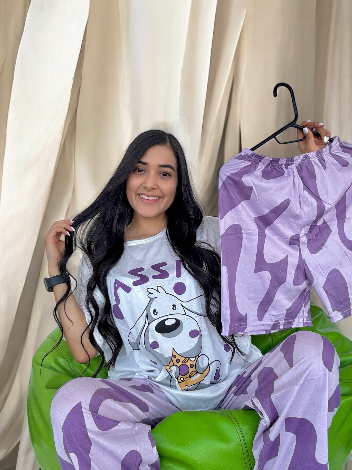 COMBO 3 PIJAMAS DE 3 PIEZAS TALLA UNICA (S,M) $99.000 + ENVÍO GRATIS