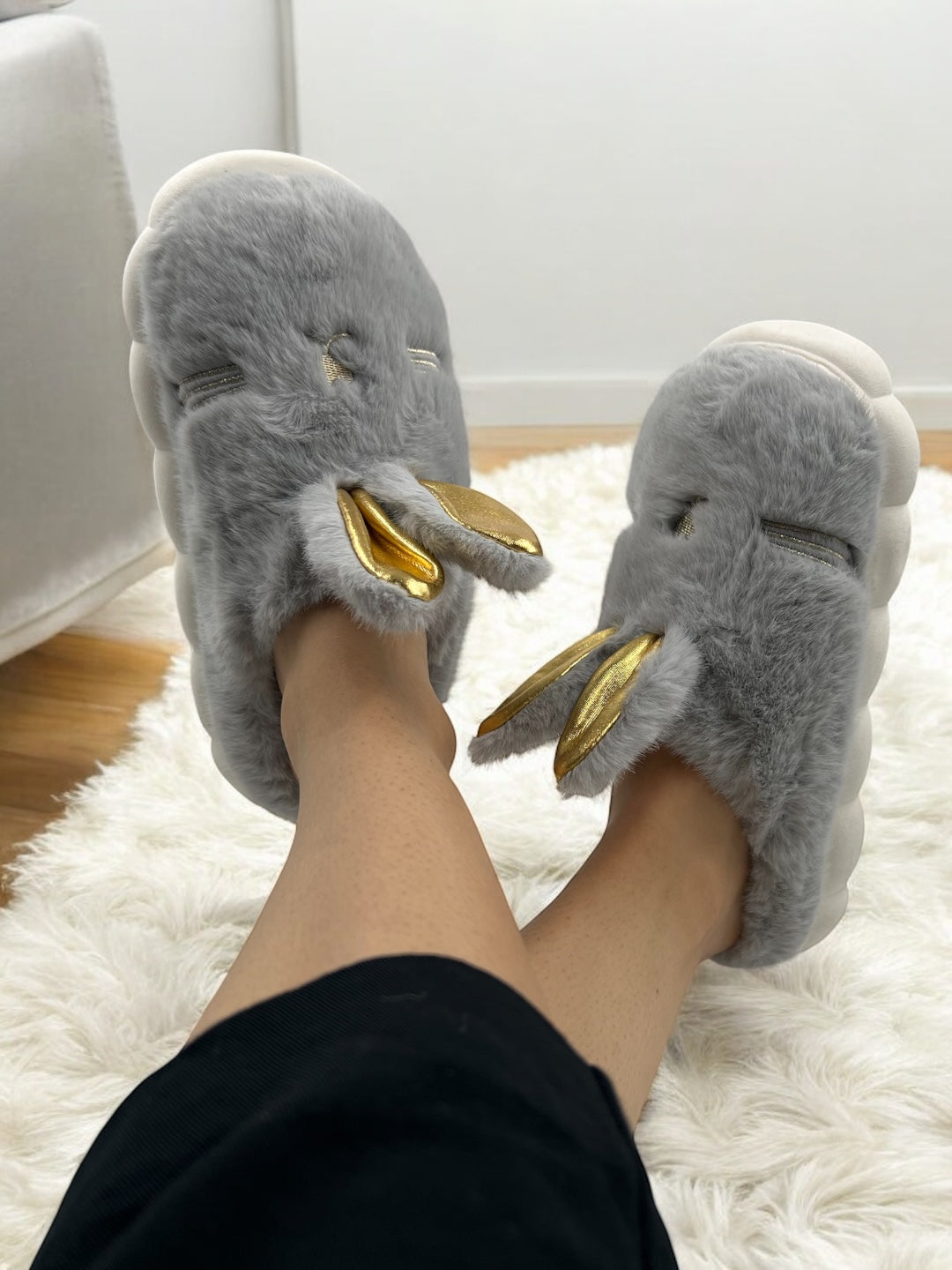 PANTUFLAS BABUCHAS DISEÑOS CONEJOS Y VACA (Talla 34 a 39)
