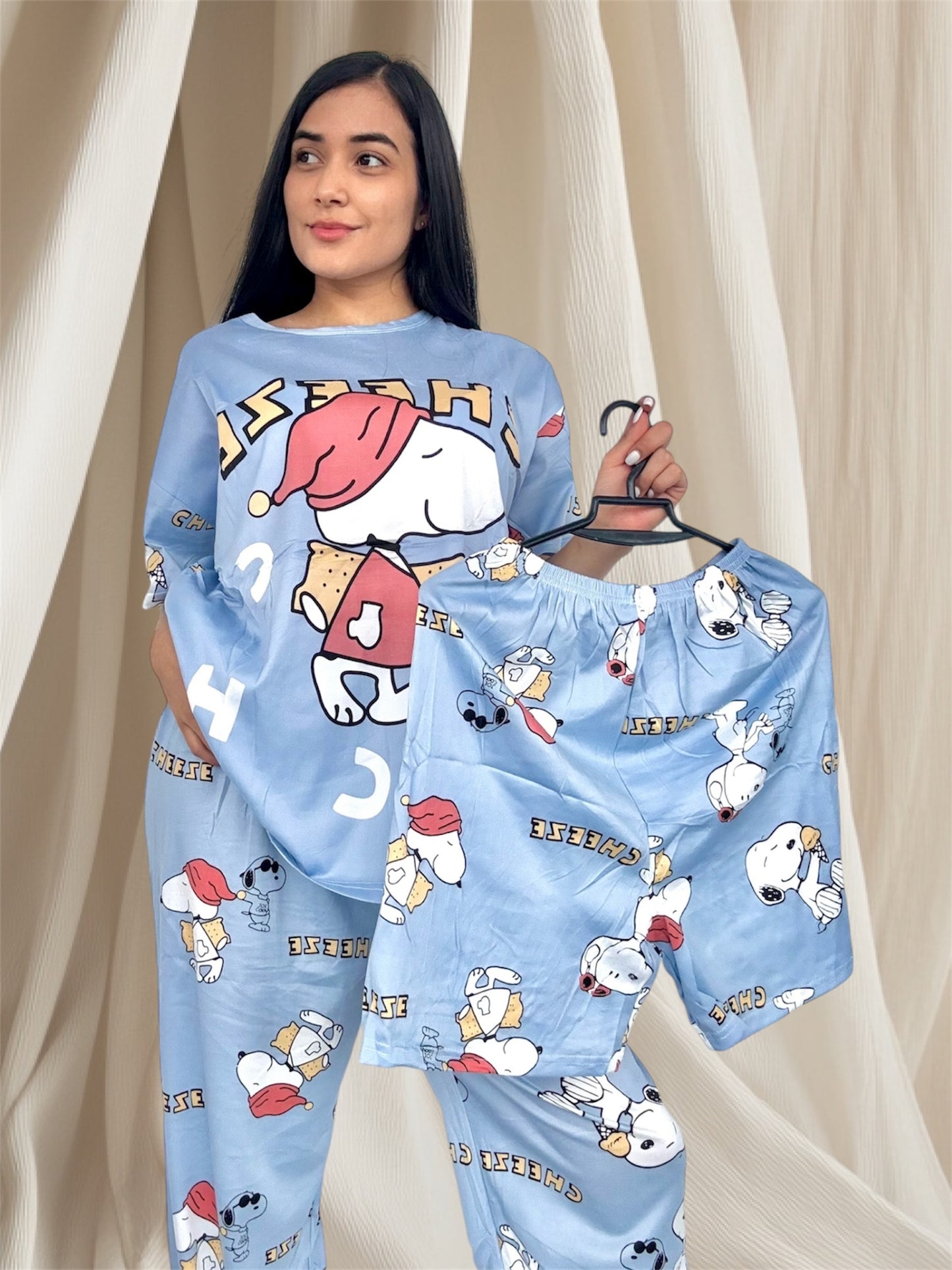 COMBO 3 PIJAMAS DE 3 PIEZAS TALLA UNICA (S,M) $99.000 + ENVÍO GRATIS