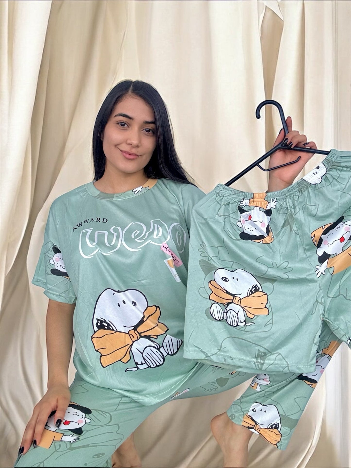 COMBO 3 PIJAMAS DE 3 PIEZAS TALLA UNICA (S,M) $99.000 + ENVÍO GRATIS