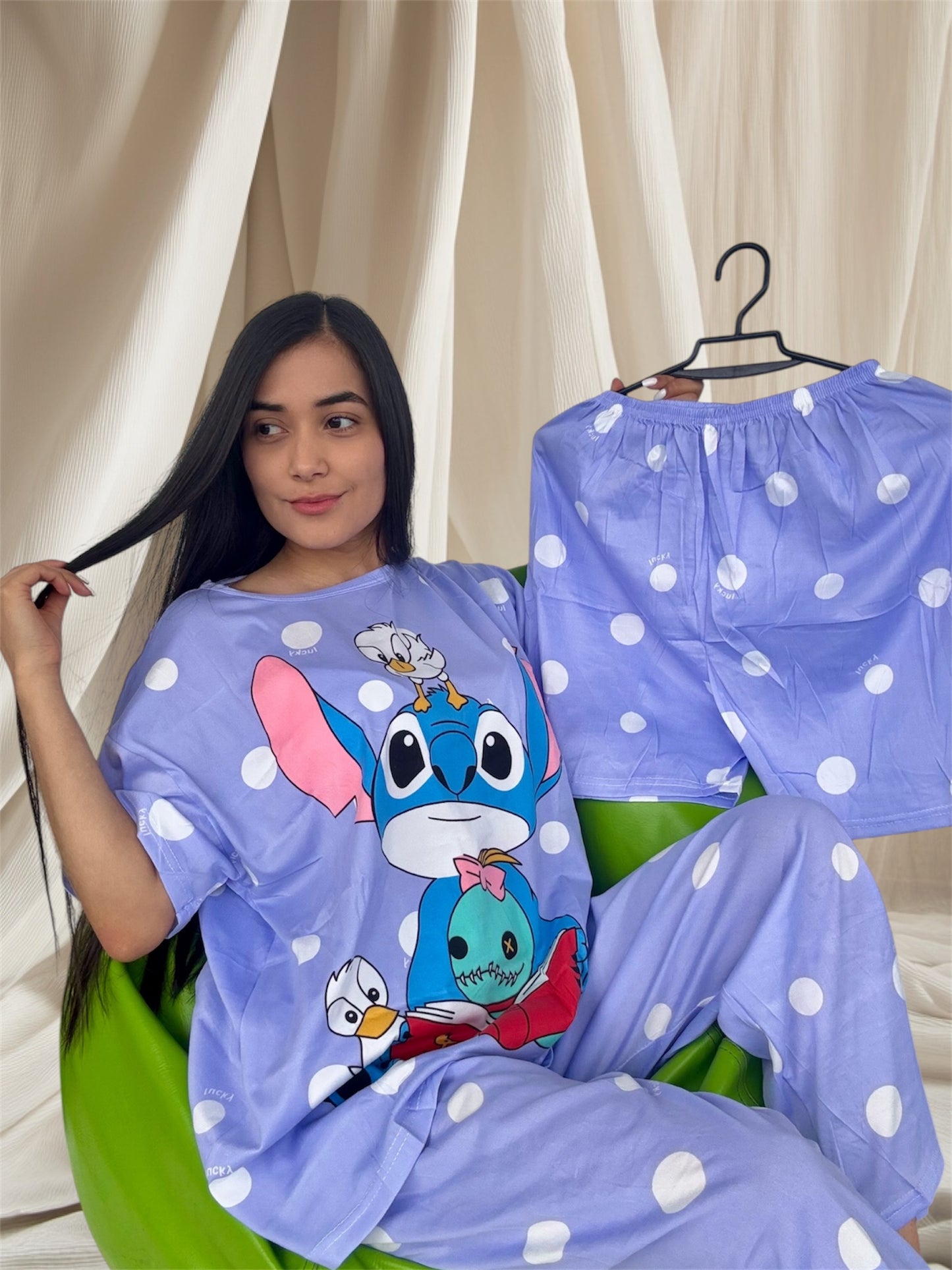 COMBO 3 PIJAMAS DE 3 PIEZAS TALLA UNICA (S,M) $99.000 + ENVÍO GRATIS