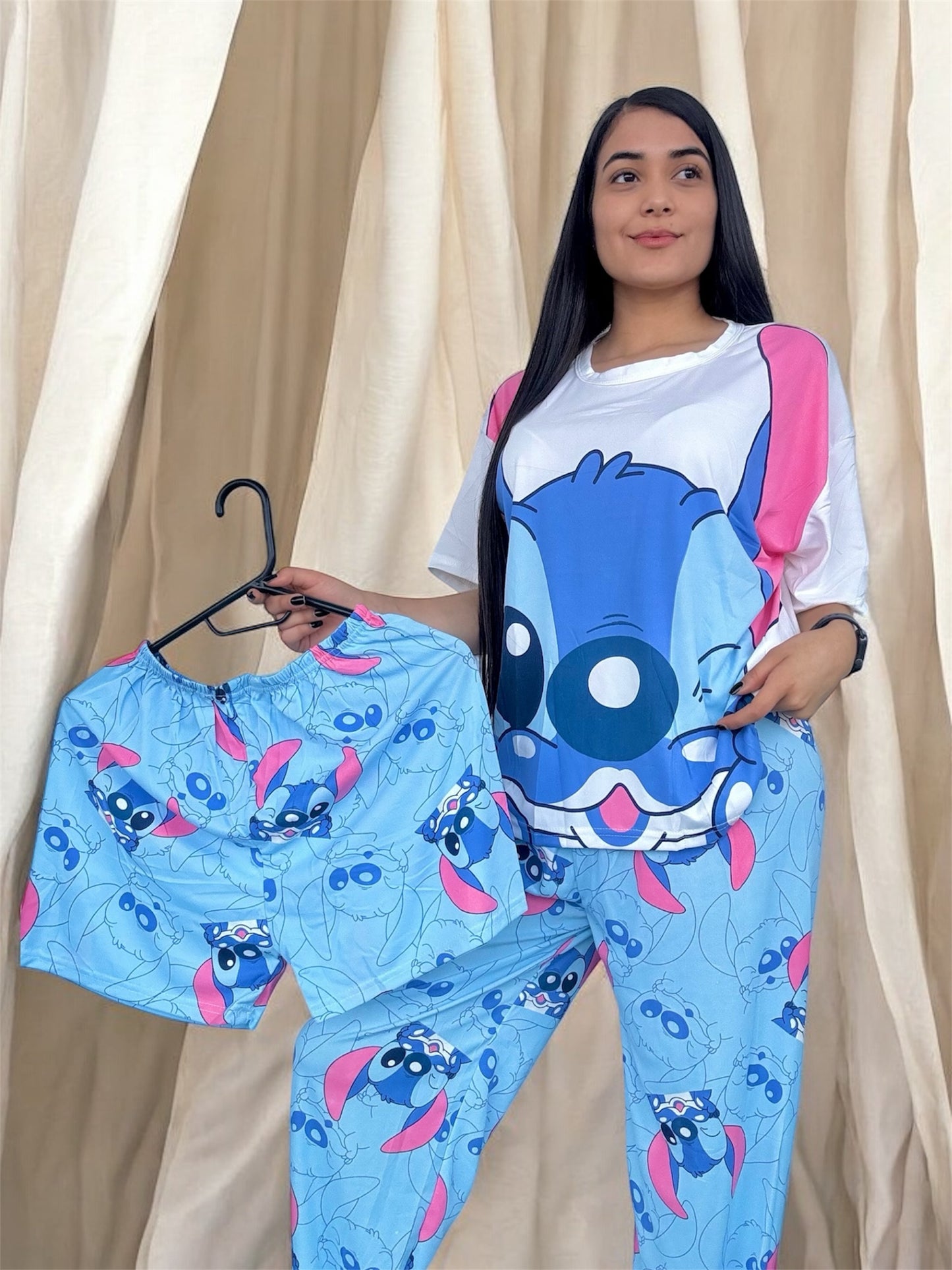 COMBO 3 PIJAMAS DE 3 PIEZAS TALLA UNICA (S,M) $99.000 + ENVÍO GRATIS