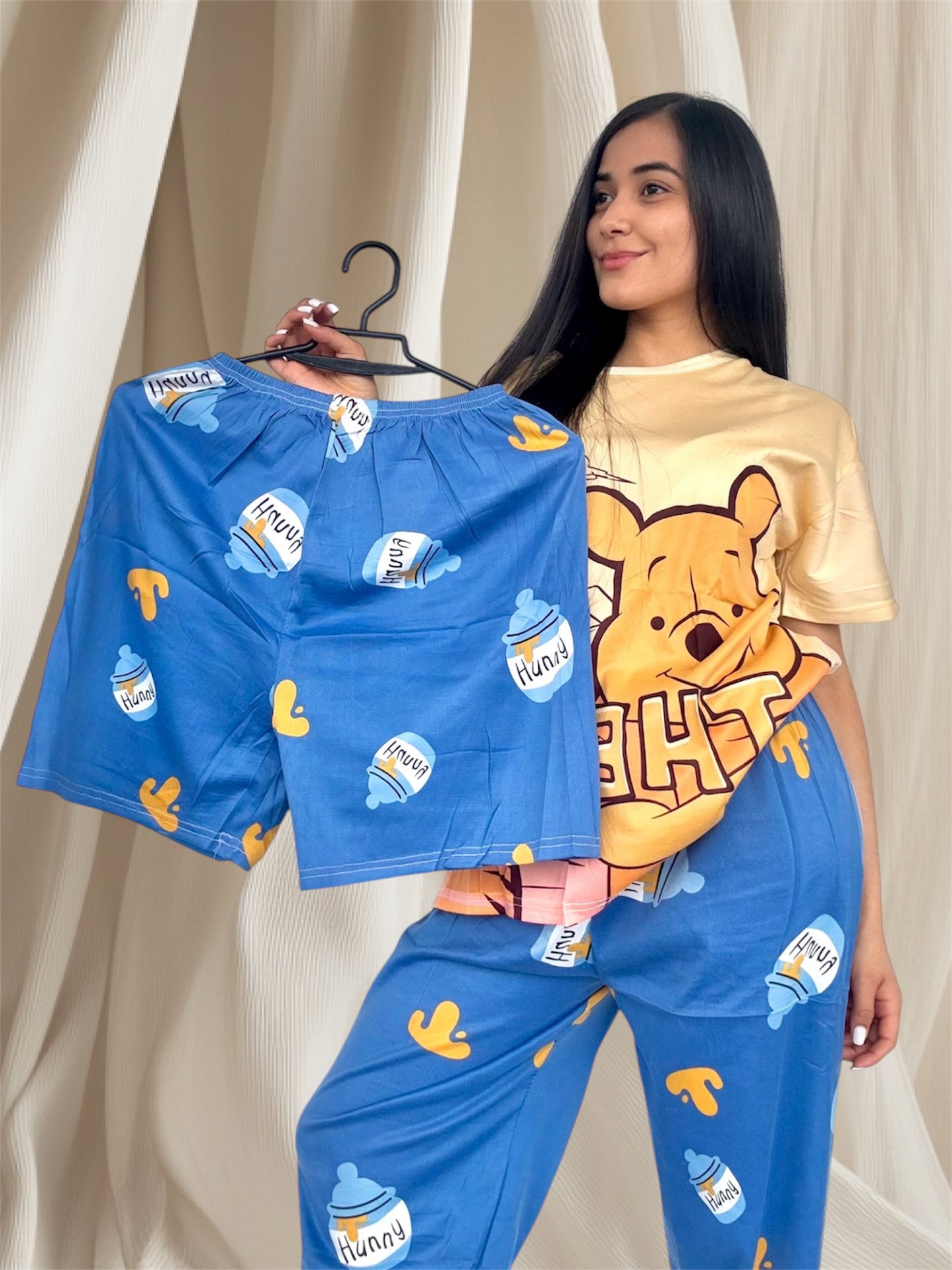 COMBO 3 PIJAMAS DE 3 PIEZAS TALLA UNICA (S,M) $99.000 + ENVÍO GRATIS