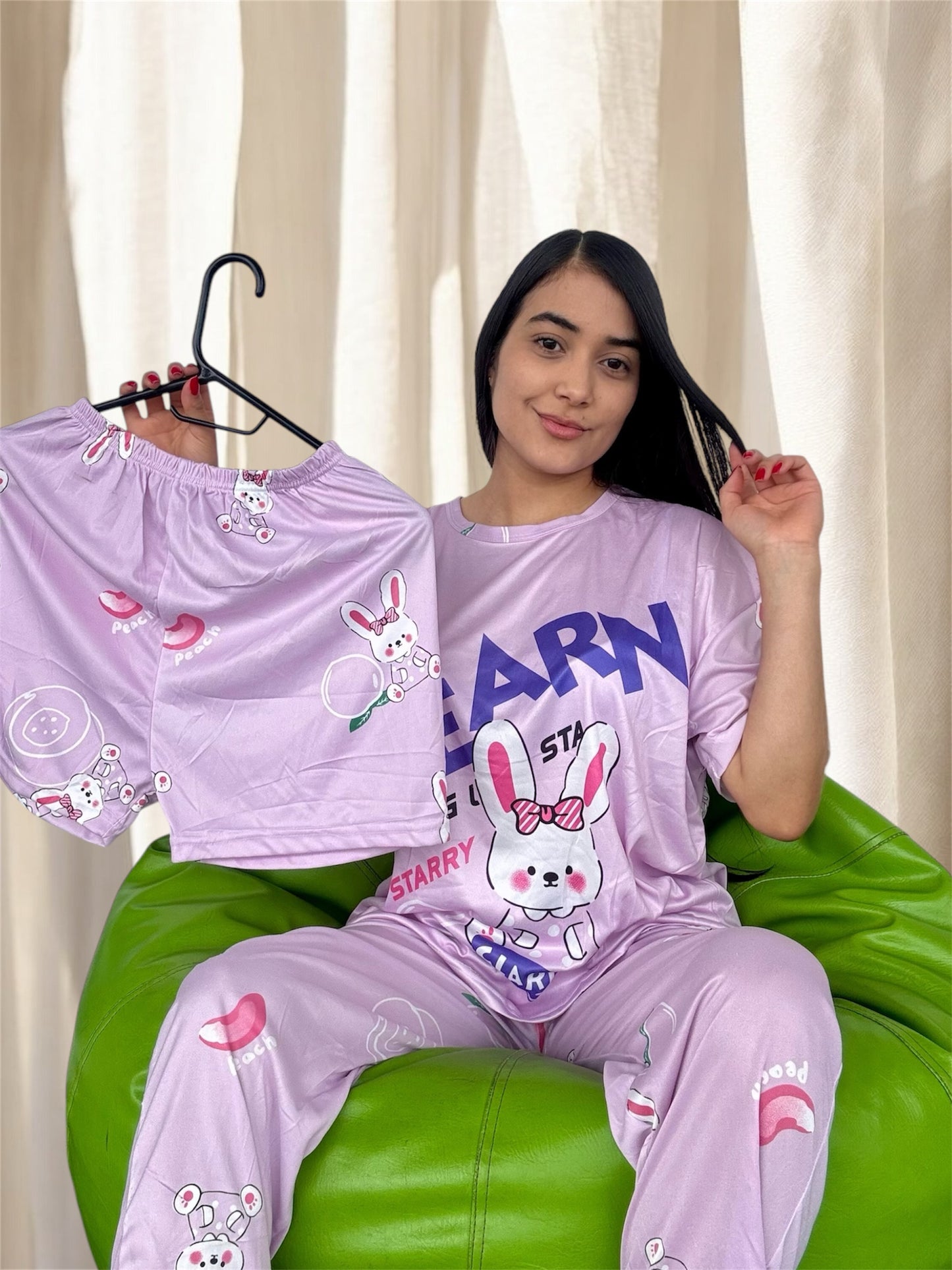COMBO 3 PIJAMAS DE 3 PIEZAS TALLA UNICA (S,M) $99.000 + ENVÍO GRATIS