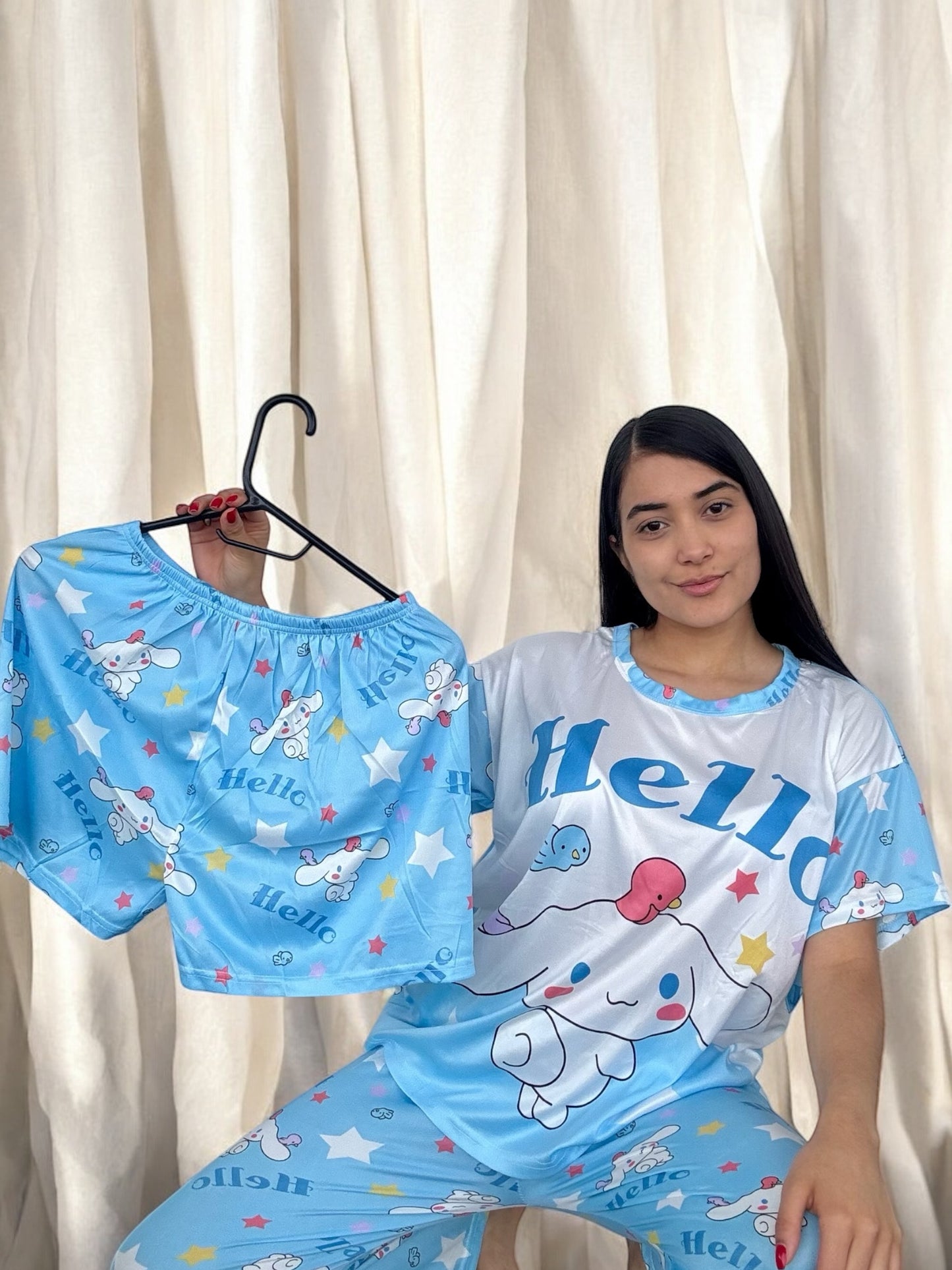 COMBO 3 PIJAMAS DE 3 PIEZAS TALLA UNICA (S,M) $99.000 + ENVÍO GRATIS