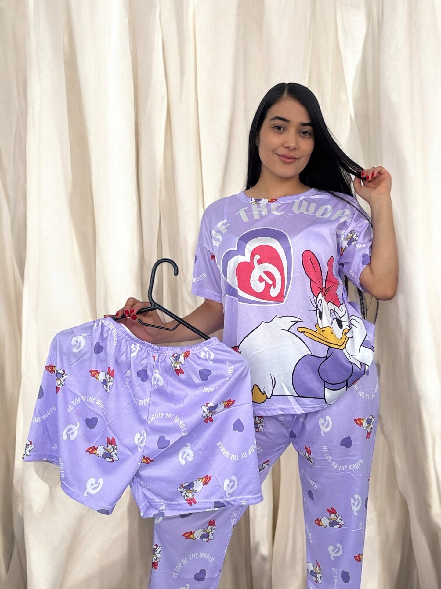 COMBO 3 PIJAMAS DE 3 PIEZAS TALLA UNICA (S,M) $99.000 + ENVÍO GRATIS