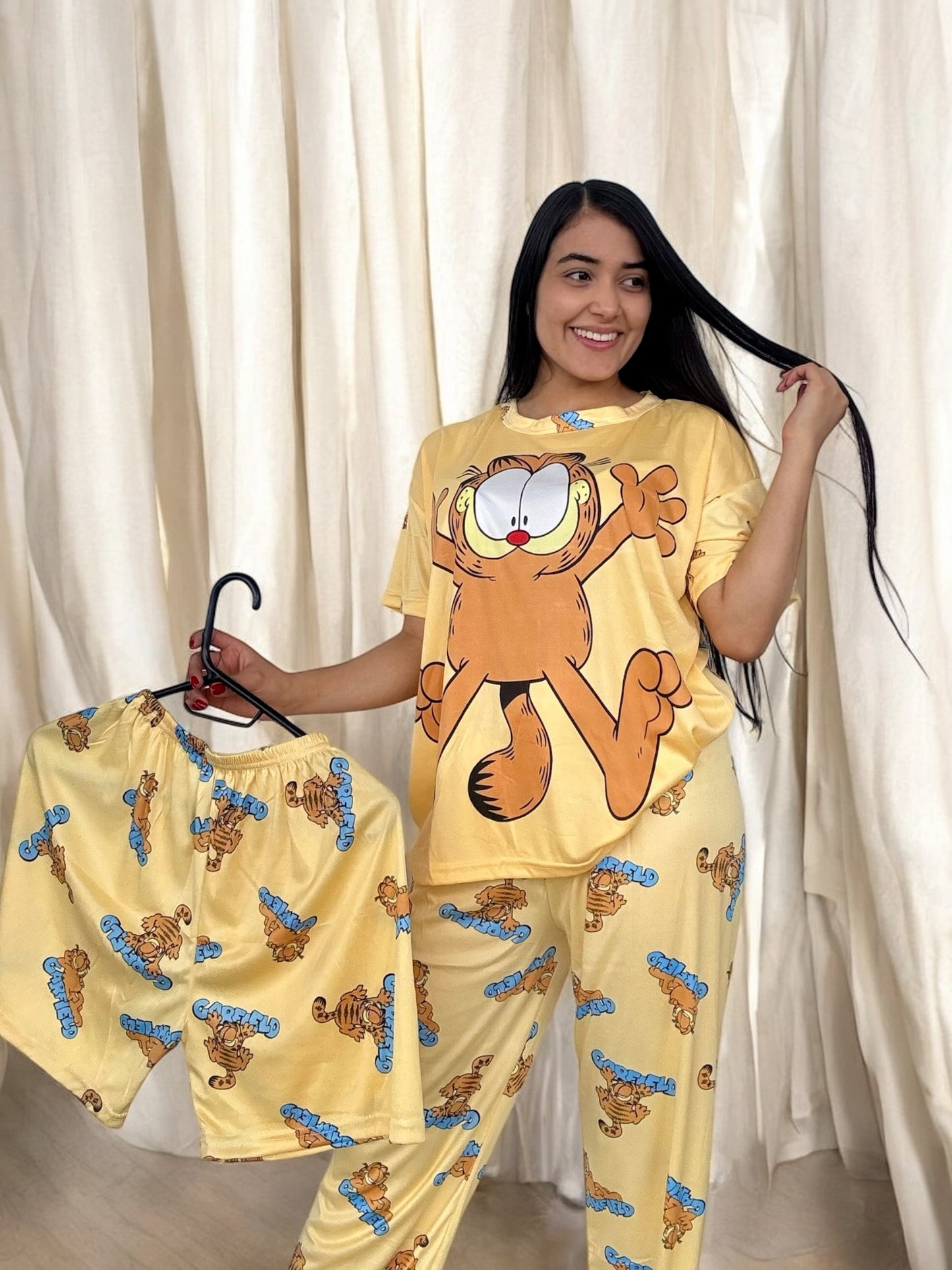 COMBO 3 PIJAMAS DE 3 PIEZAS TALLA UNICA (S,M) $99.000 + ENVÍO GRATIS