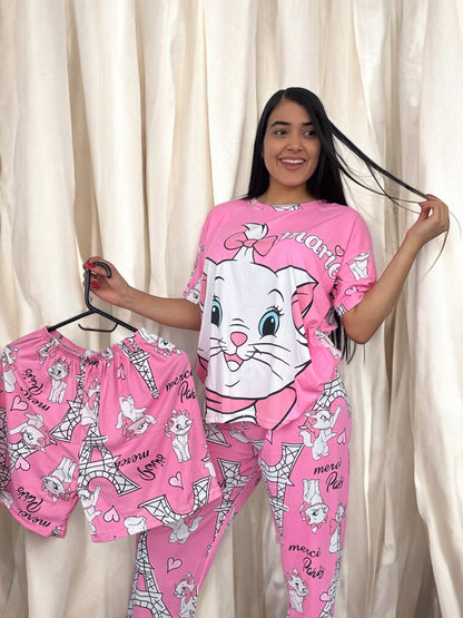 COMBO 3 PIJAMAS DE 3 PIEZAS TALLA UNICA (S,M) $99.000 + ENVÍO GRATIS