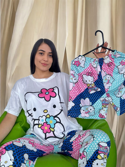 COMBO 3 PIJAMAS DE 3 PIEZAS TALLA UNICA (S,M) $99.000 + ENVÍO GRATIS