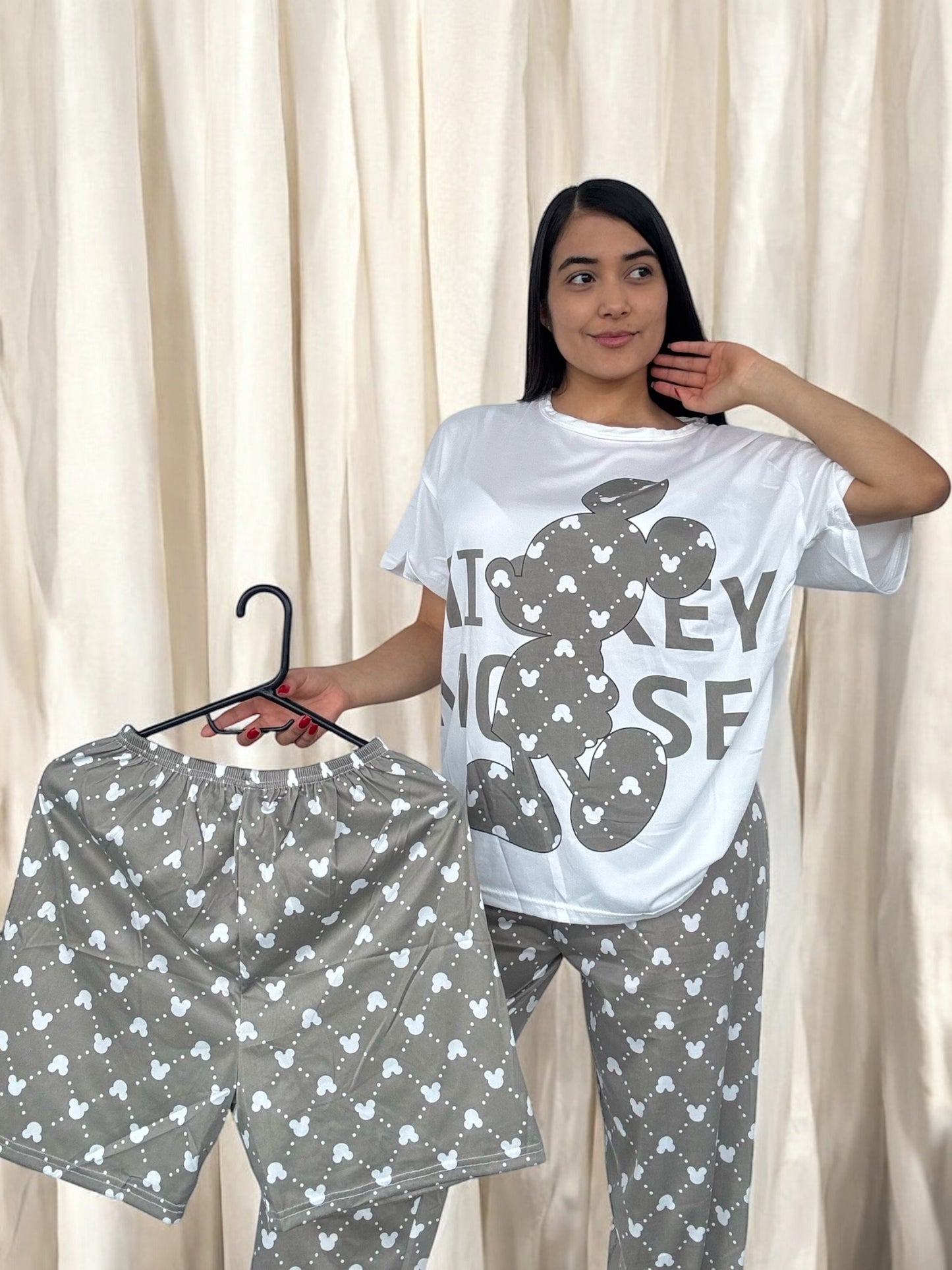 COMBO 3 PIJAMAS DE 3 PIEZAS TALLA UNICA (S,M) $99.000 + ENVÍO GRATIS