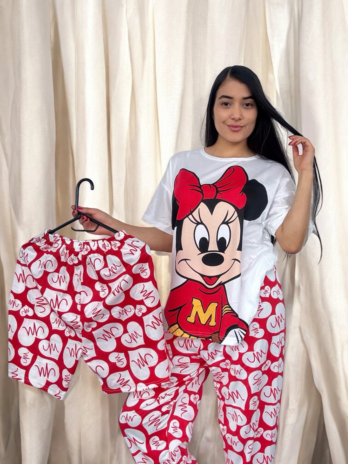 COMBO 3 PIJAMAS DE 3 PIEZAS TALLA UNICA (S,M) $99.000 + ENVÍO GRATIS