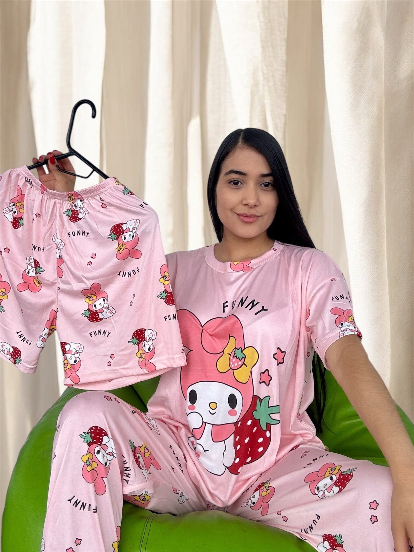 COMBO 3 PIJAMAS DE 3 PIEZAS TALLA UNICA (S,M) $99.000 + ENVÍO GRATIS