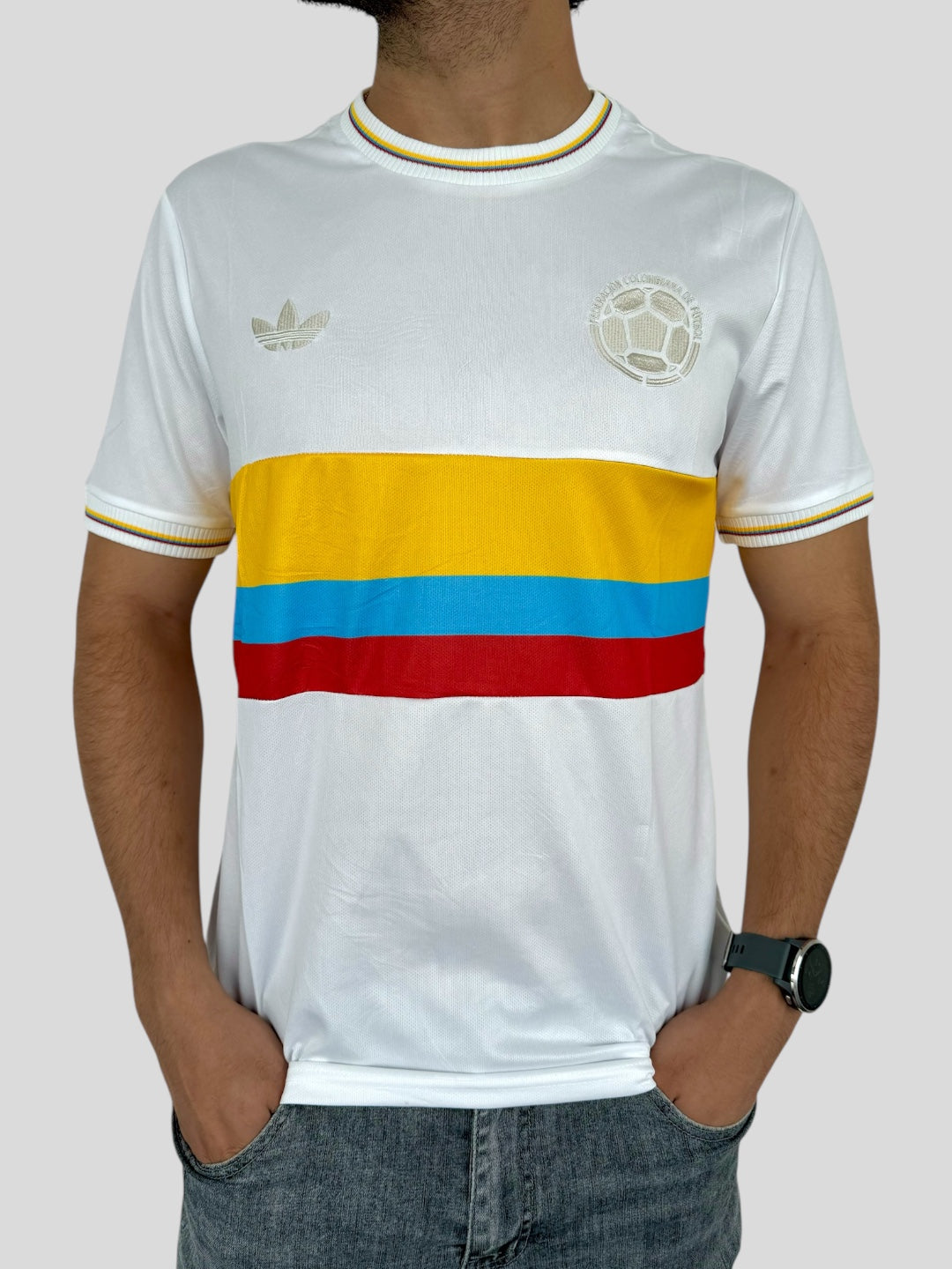 CAMISETA RETRO DE COLOMBIA CENTARIO