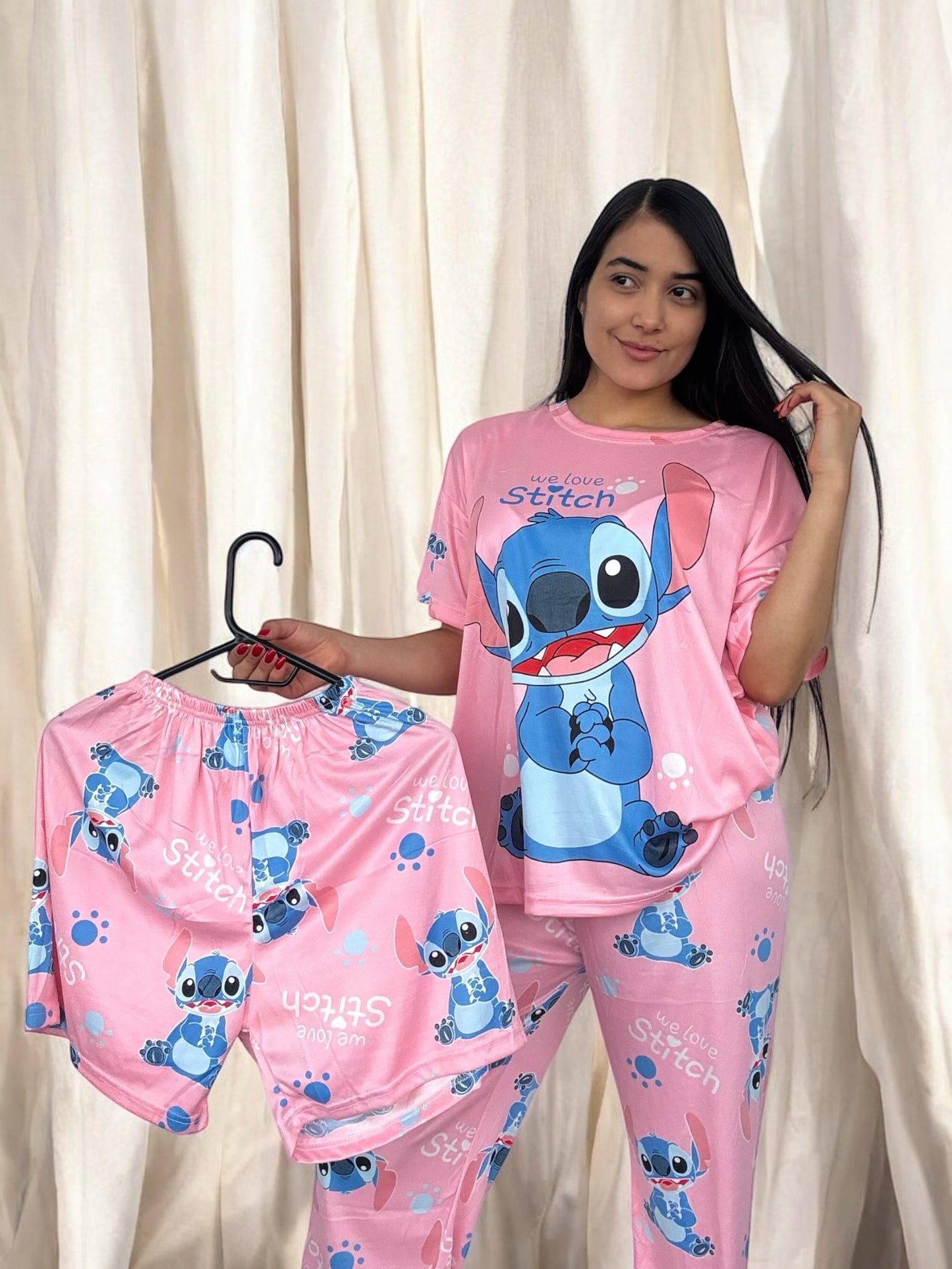 COMBO 3 PIJAMAS DE 3 PIEZAS TALLA UNICA (S,M) $99.000 + ENVÍO GRATIS